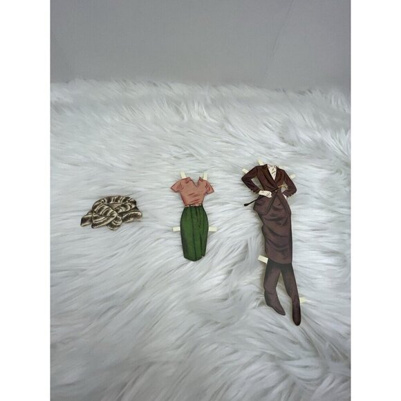 GRACE KELLY Cutout Paper Doll Set Vintage Celebrity B. Shackman Collector's - Picture 14 of 16